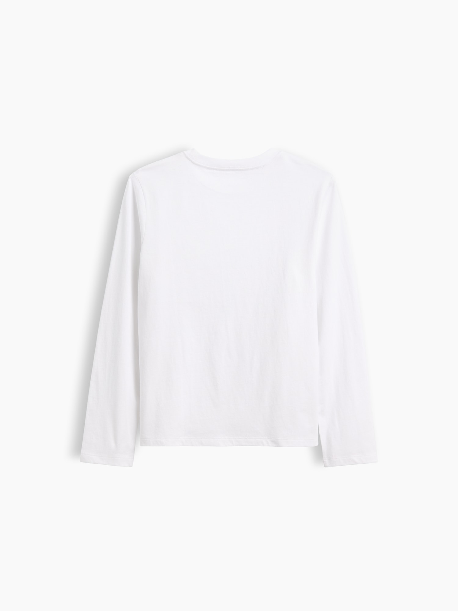Camiseta de niño básica manga larga - Gap - Blanco Blanco-2
