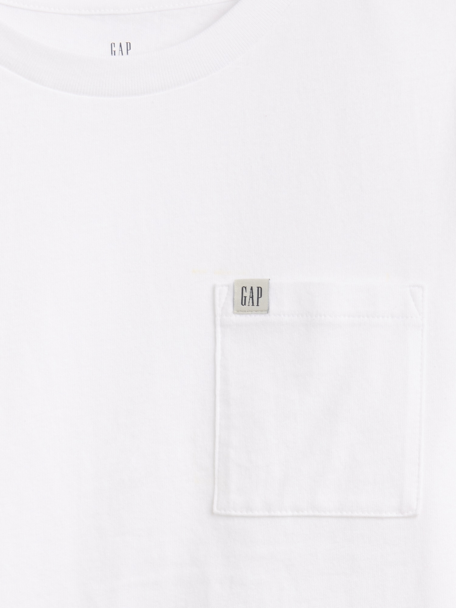 Camiseta de niño básica manga larga - Gap - Blanco Blanco-3