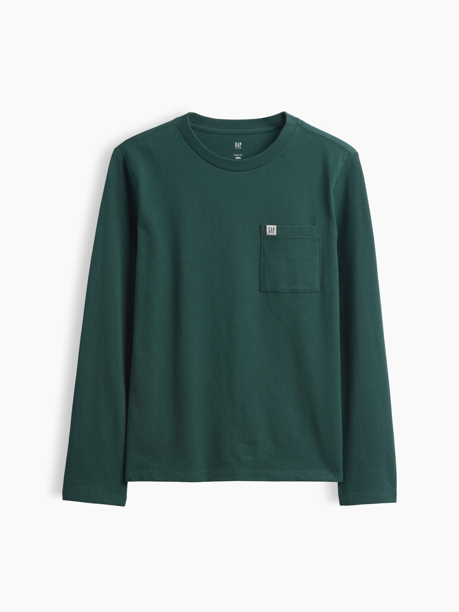 Camiseta de niño básica manga larga - Gap - Kaki Kaki-1