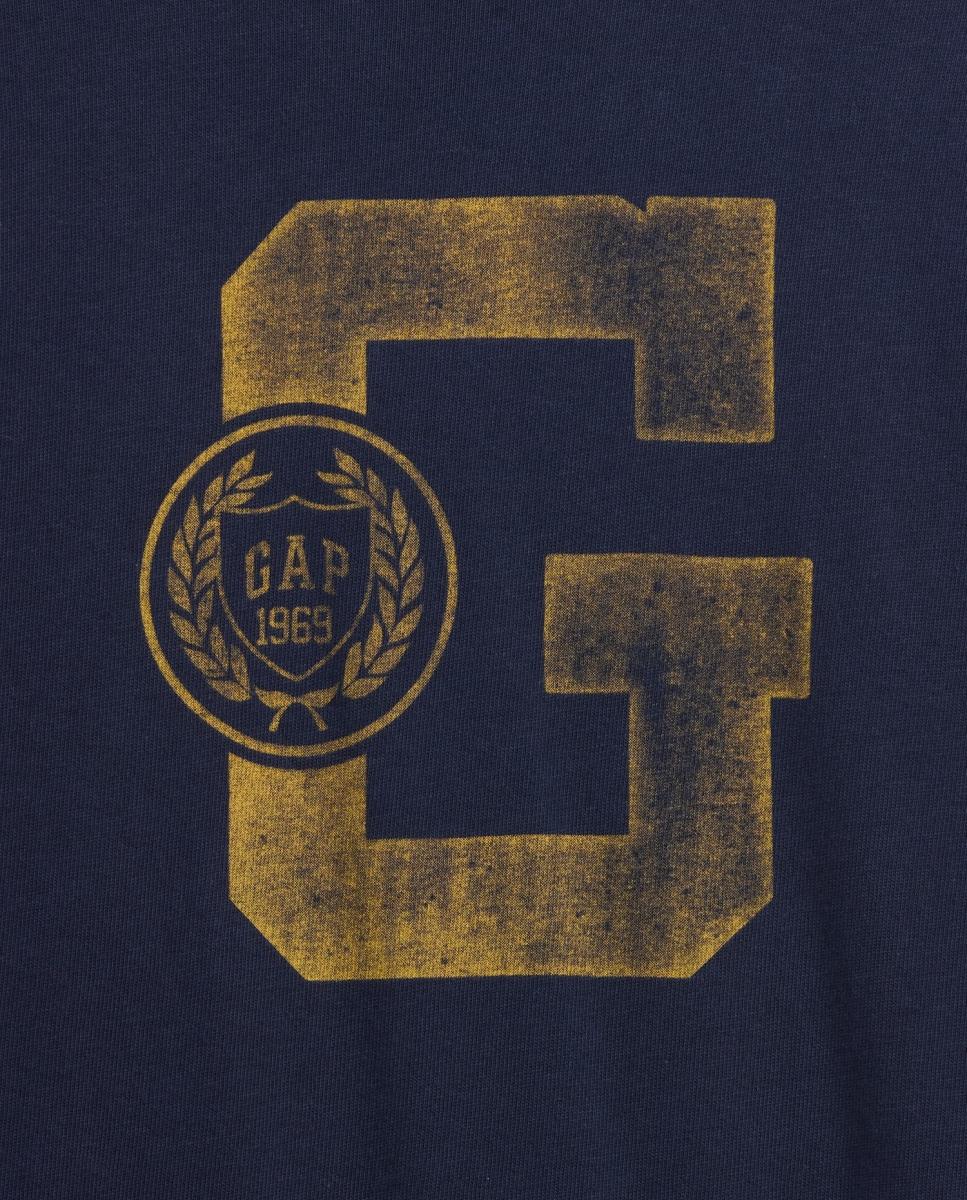 Camiseta de niño básica oversize - Gap - Azul Azul-5