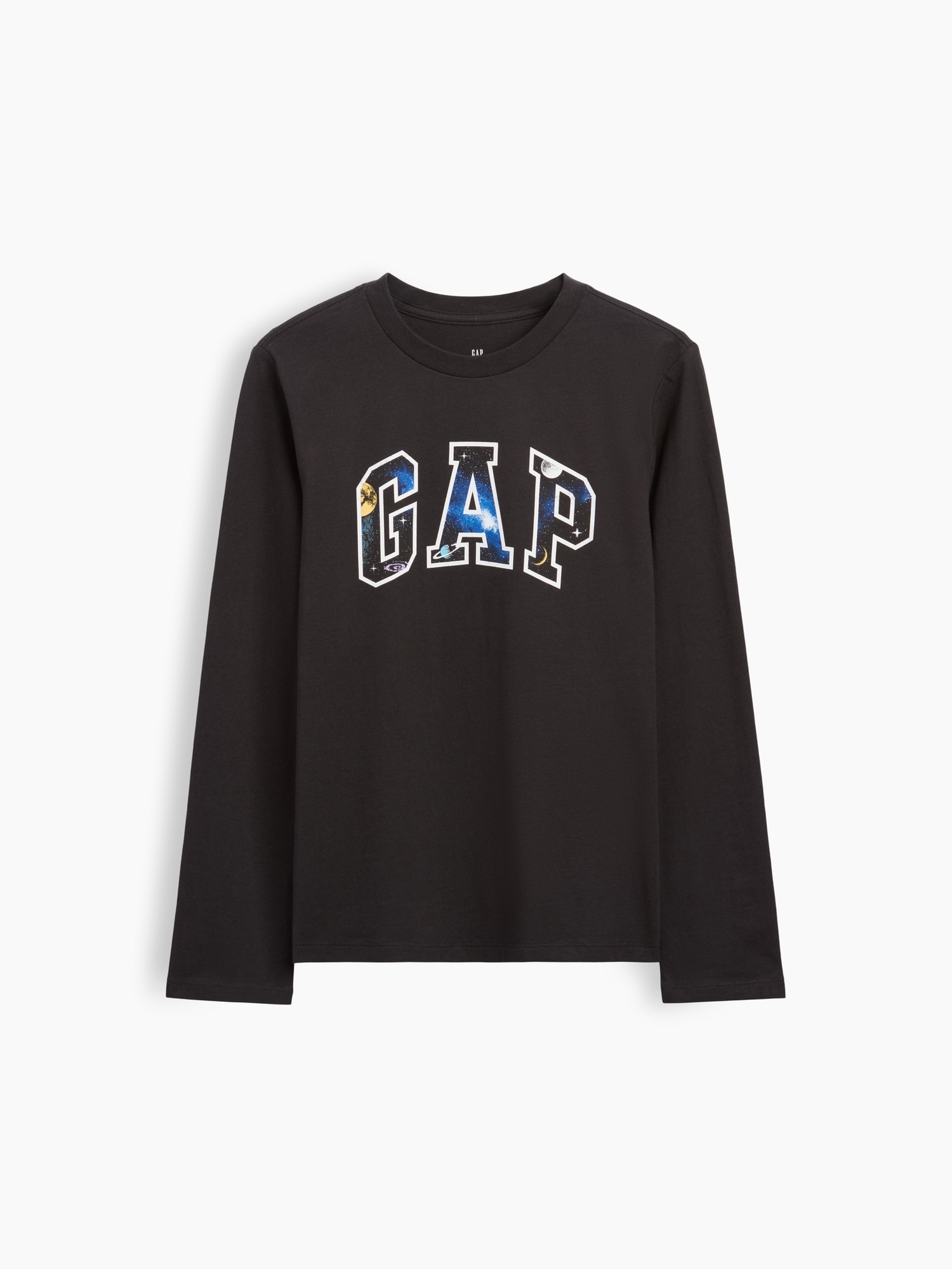 Camiseta de niño básica manga larga - Gap - Gris oscuro Gris oscuro-1