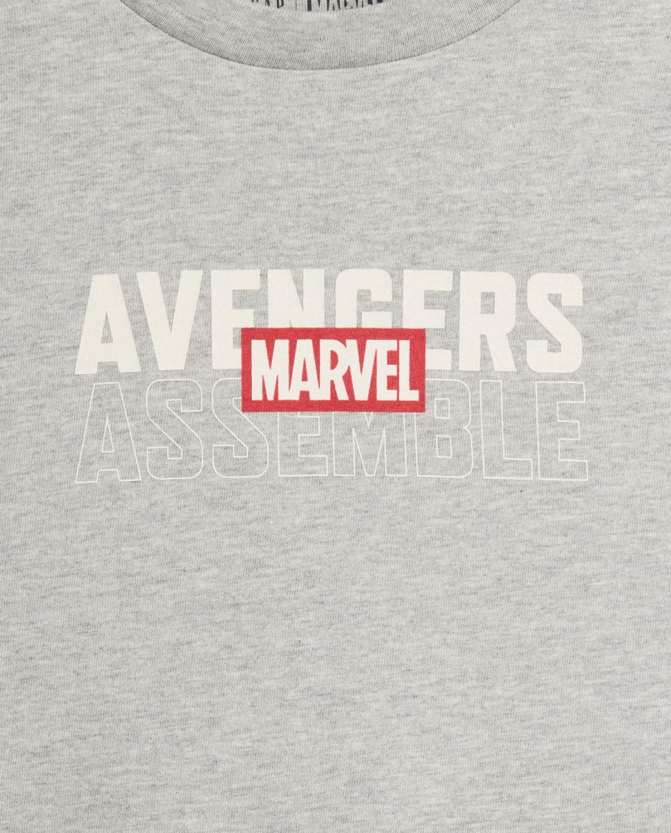 Camiseta de niño básica manga larga - Gap - Gris claro Gris claro-3