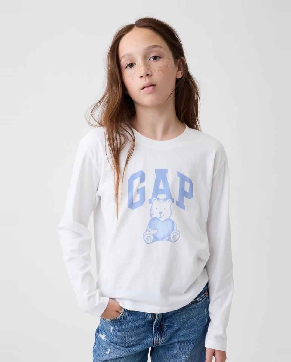 Imagem 0 de Camisola de Manga Comprida com Estampado à Frente