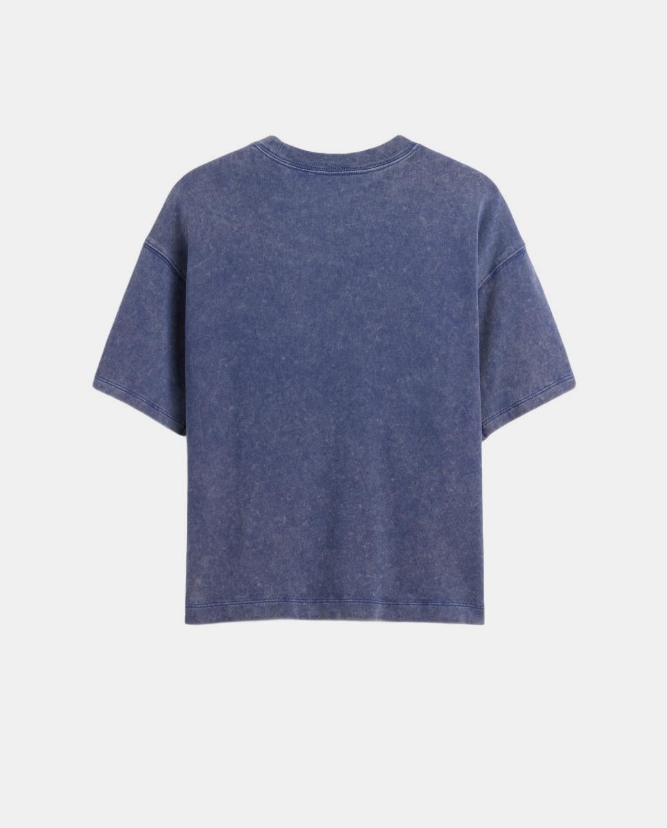 Camiseta oversize en algodón suave de niño - Gap - Azul Azul-2