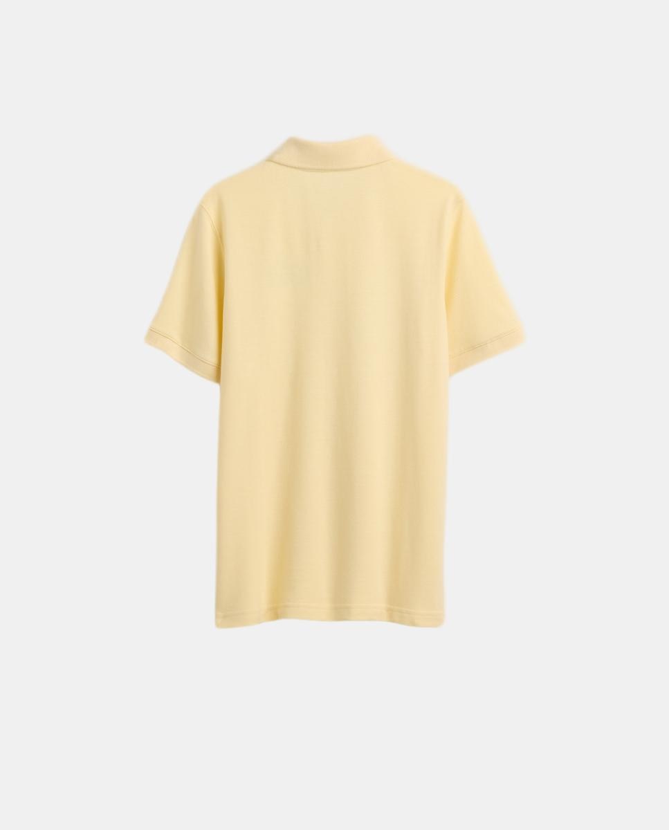 Polo Piqué com Logótipo Gap Amarelo-2