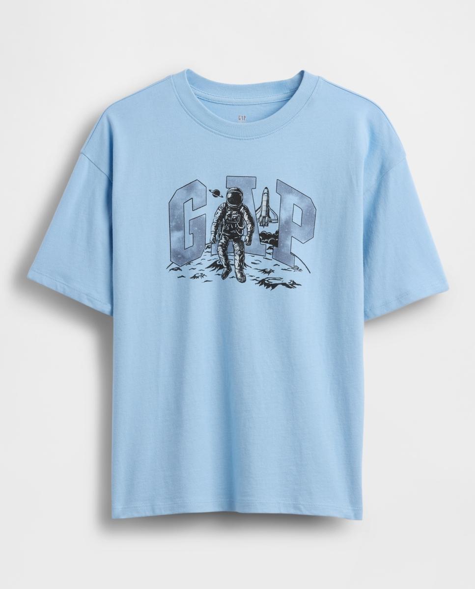 Imagem 0 de T-Shirt Gráfica com Logótipo
