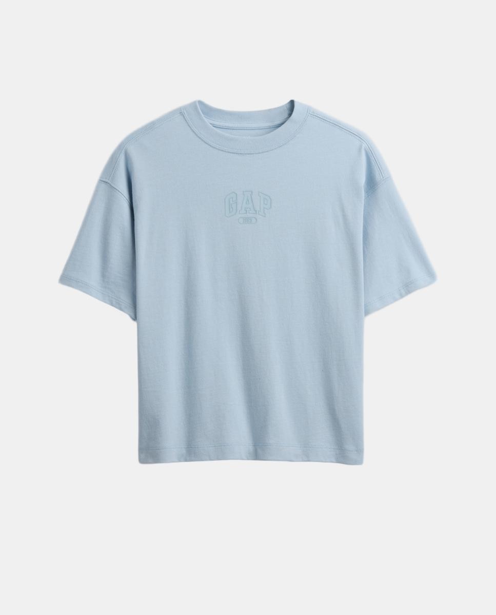 Imagem 0 de T-shirt Básica de Manga Curta com Logótipo