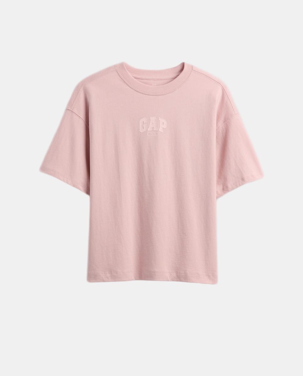Imagem 0 de T-shirt Básica de Manga Curta com Logótipo