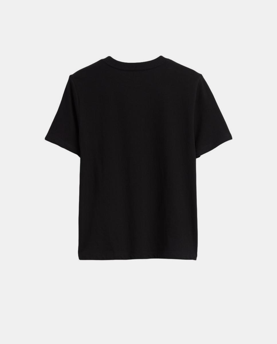 Camiseta básica de algodón estampada de niño - Gap - Negro Negro-2