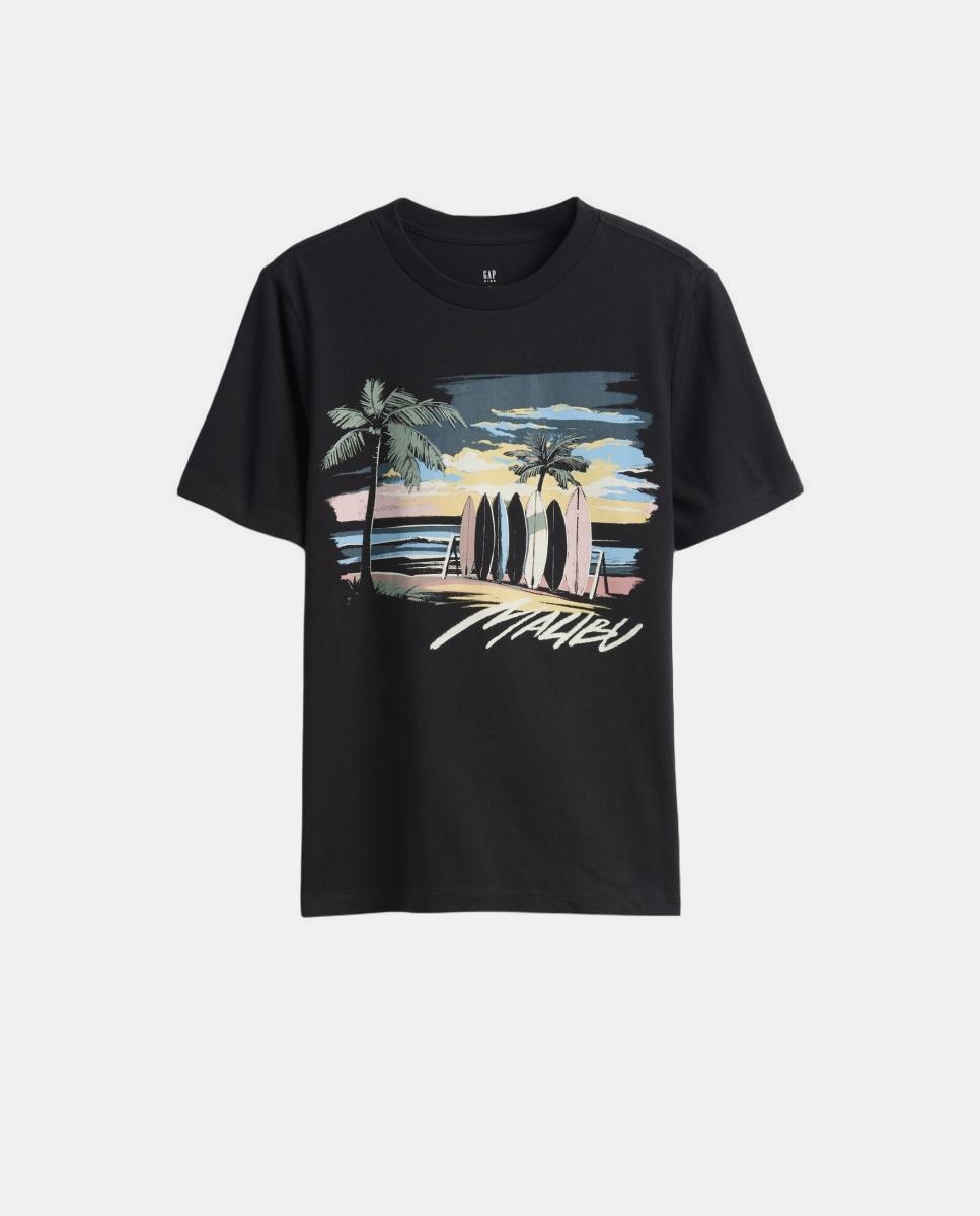 Imagem 0 de T-shirt Básica de Algodão Estampada