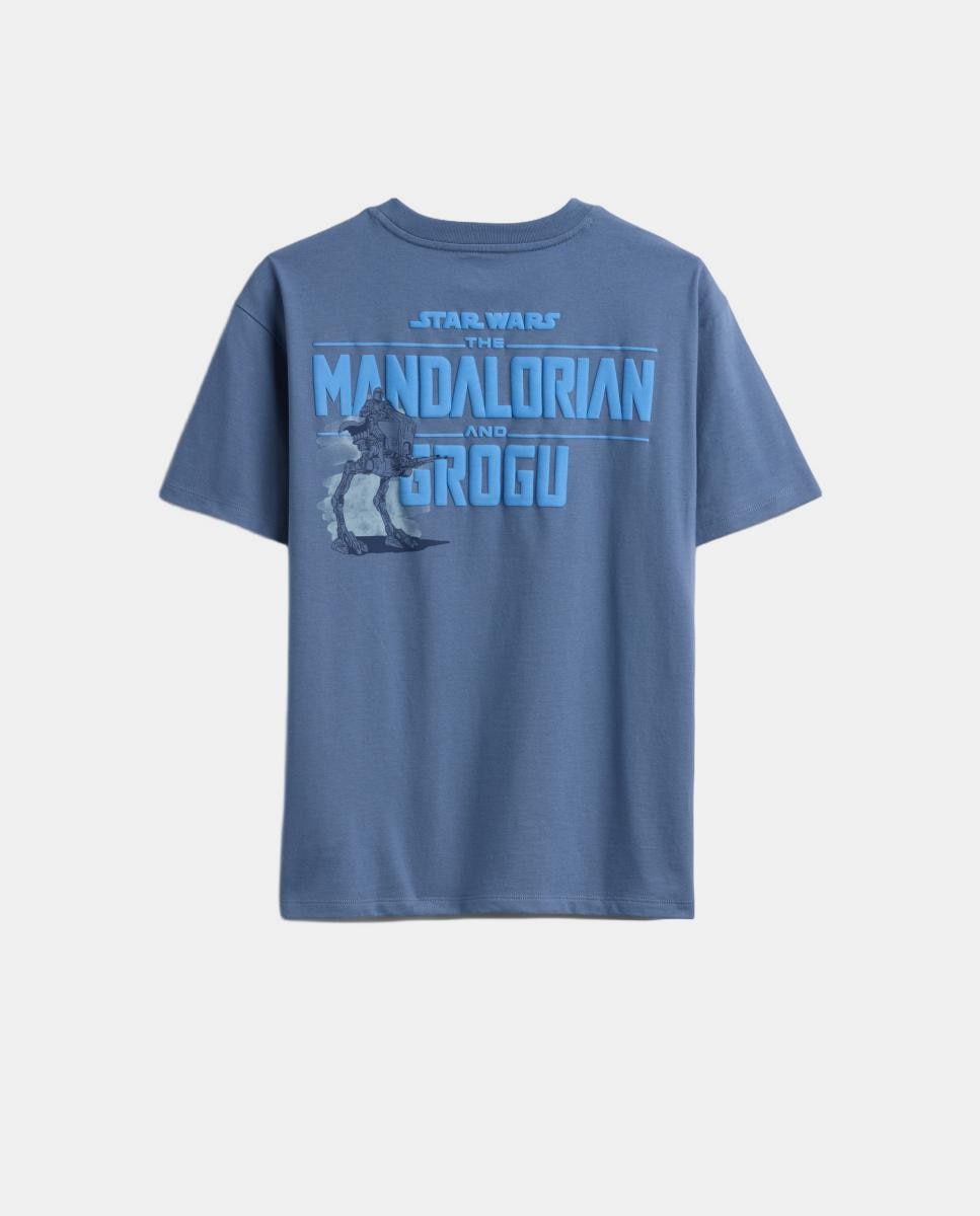 T-shirt Clássica de Manga Curta com Logótipo Star Wars Gap Azul-2