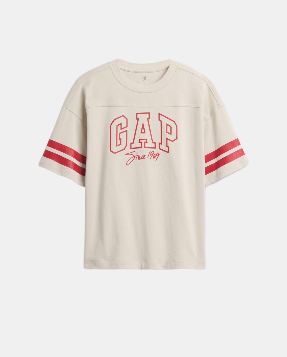 Imagem 0 de T-shirt Oversized de Manga Curta com Logótipo