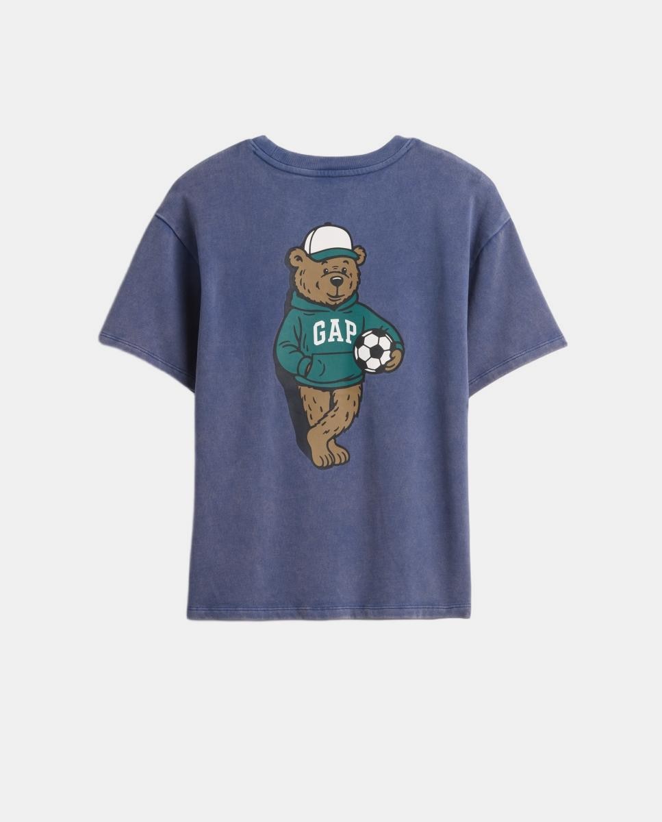Imagem 0 de T-shirt Básica com Bolso e Logótipo