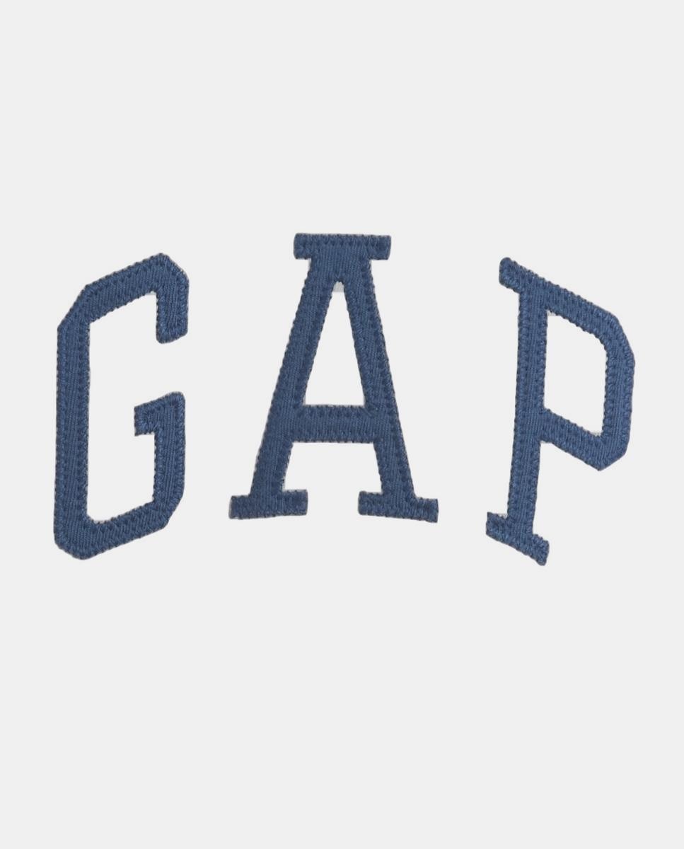 T-shirt de Manga Curta Clássica com Logótipo Gap Branco-3