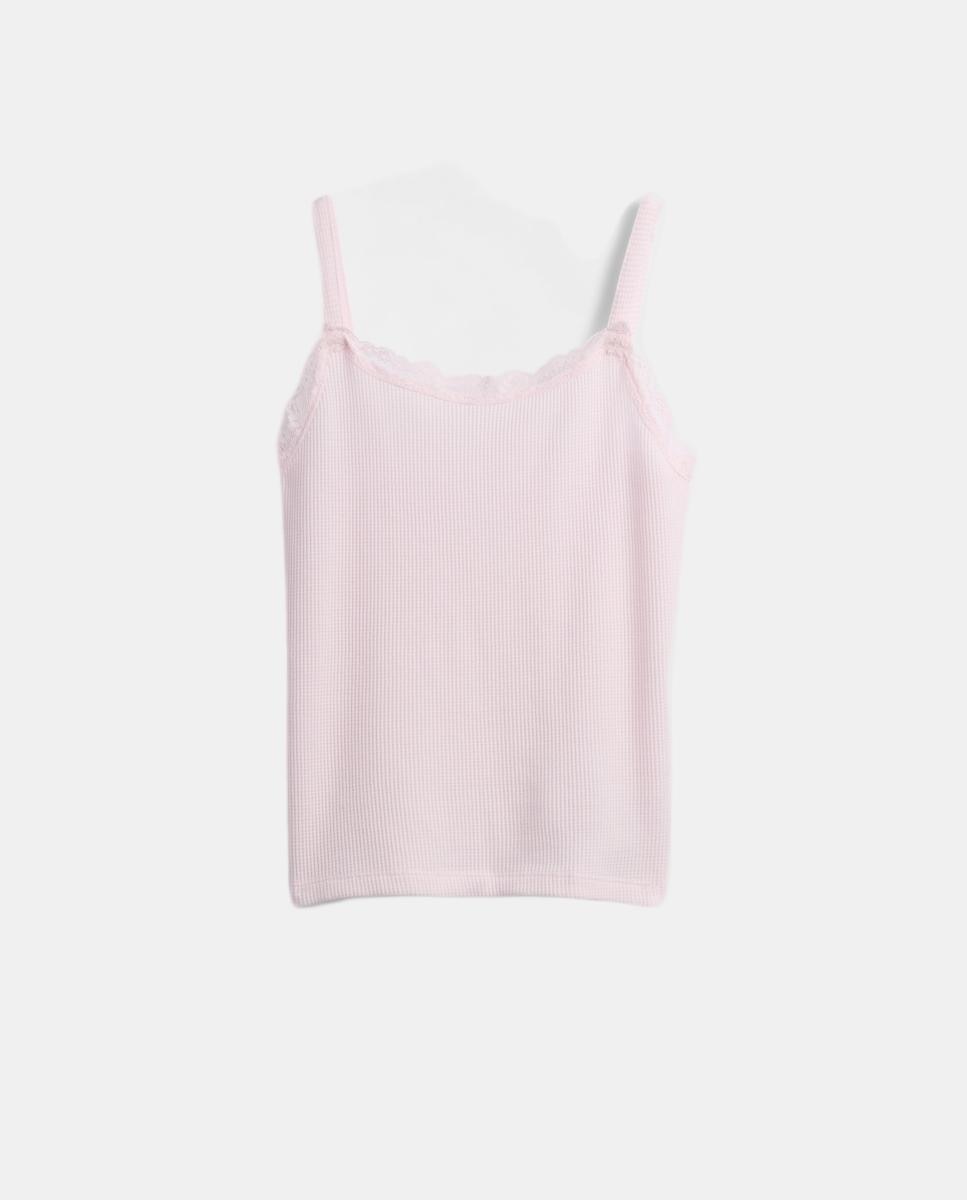 T-shirt de Alças Básica Gap Rosa-2