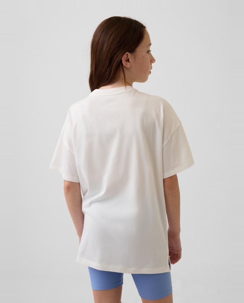 Camiseta oversize estampado Disney de niña - Gap - Blanco Blanco-3