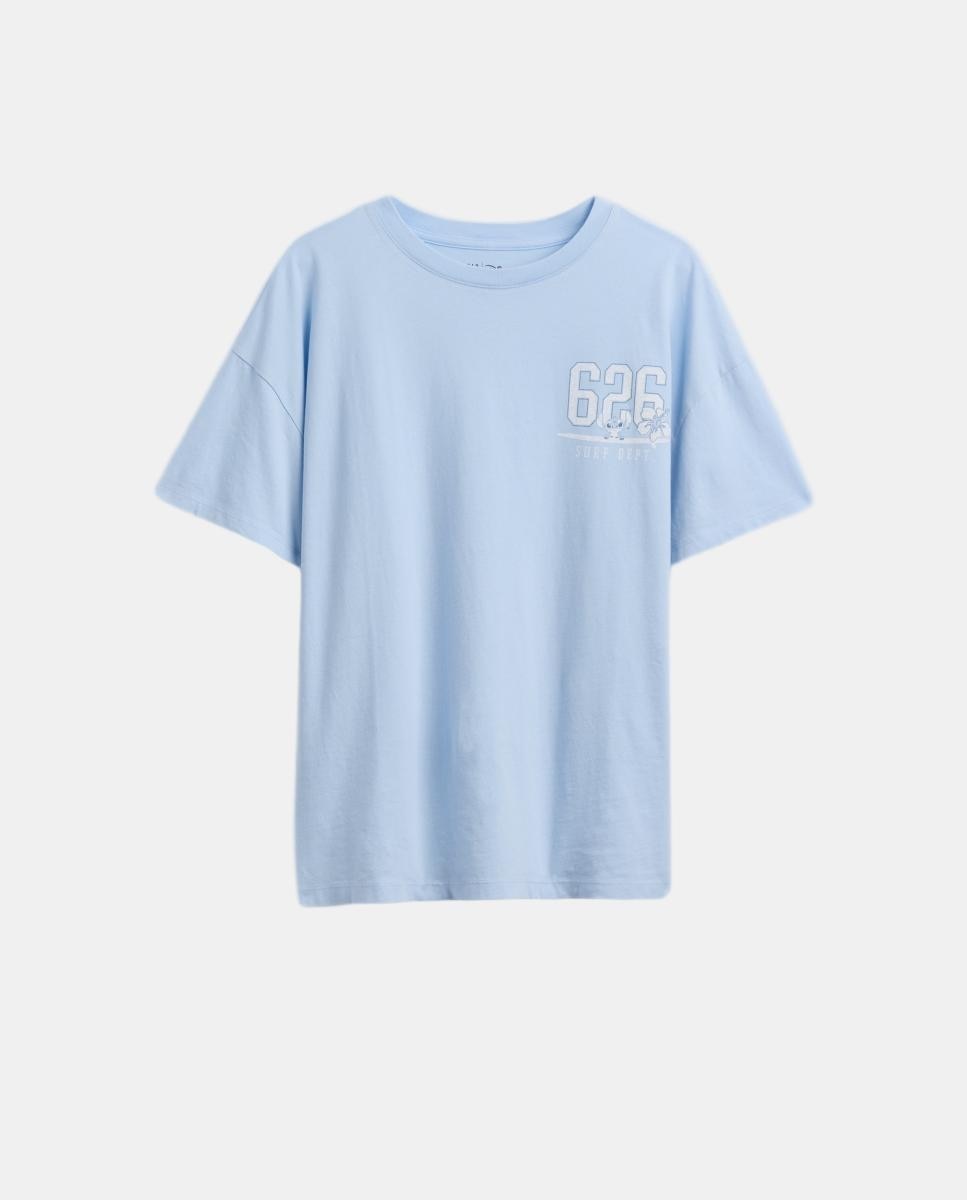 Camiseta oversize estampado Disney de niña - Gap - Azul Azul-2