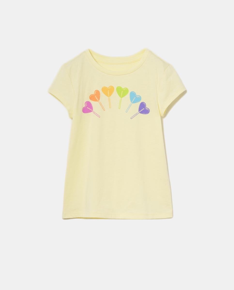 Imagem 0 de T-shirt Básica com Estampado de Fantasia