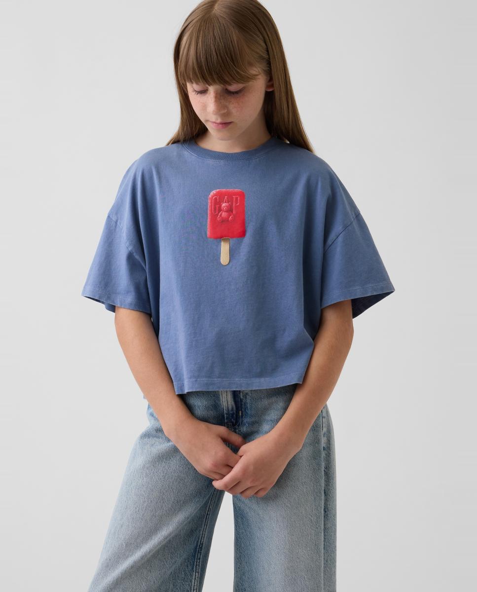 Imagem 0 de T-shirt Oversized de Manga Curta com Aberturas Laterais