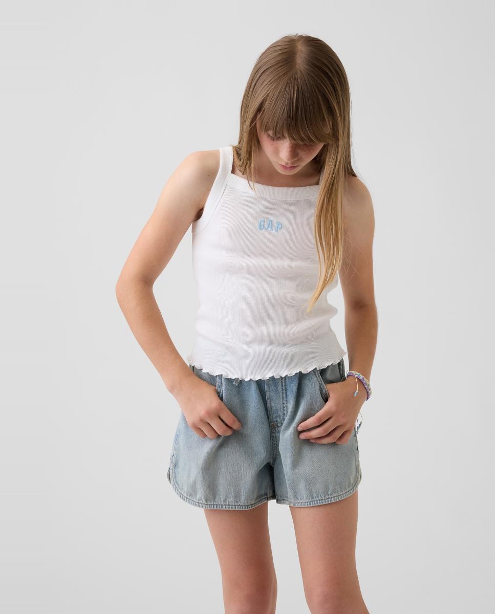Imagem 0 de T-shirt de Alças com Logótipo Bordado