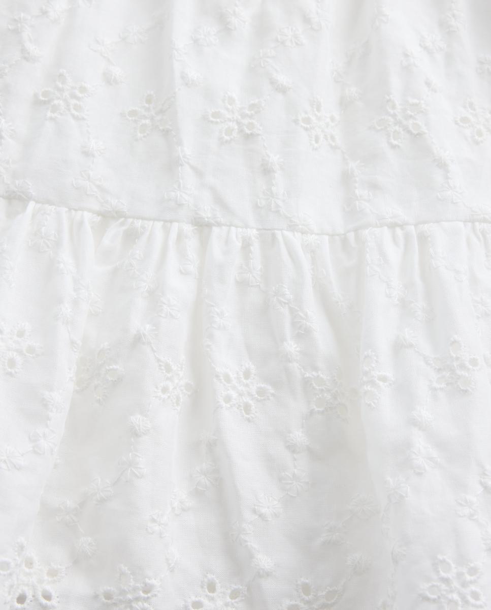 Camiseta sin mangas con volantes de niña - Gap - Blanco Blanco-5