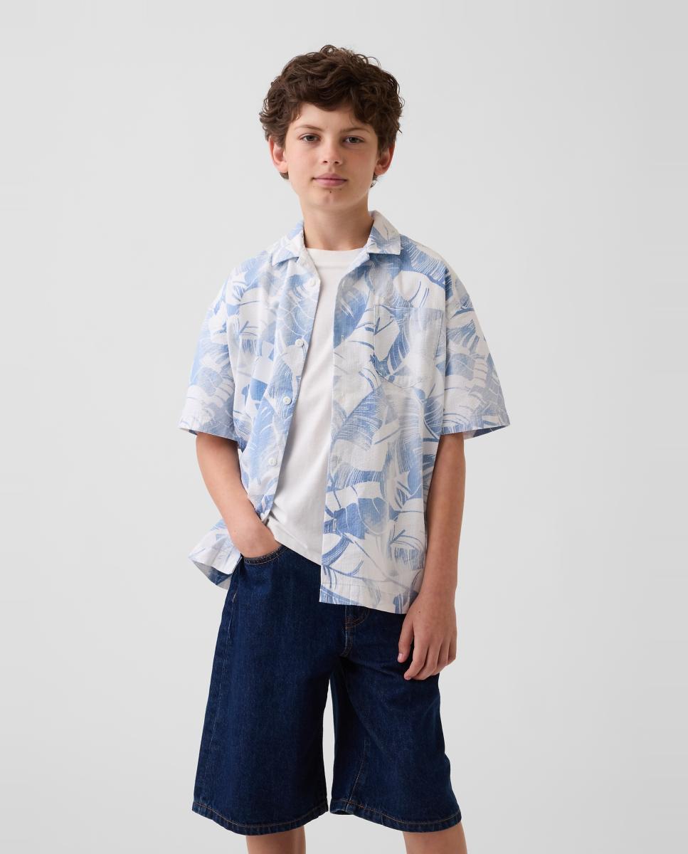 Imagem 0 de Camisa de Manga Curta com Bolso de Remendo no Peito
