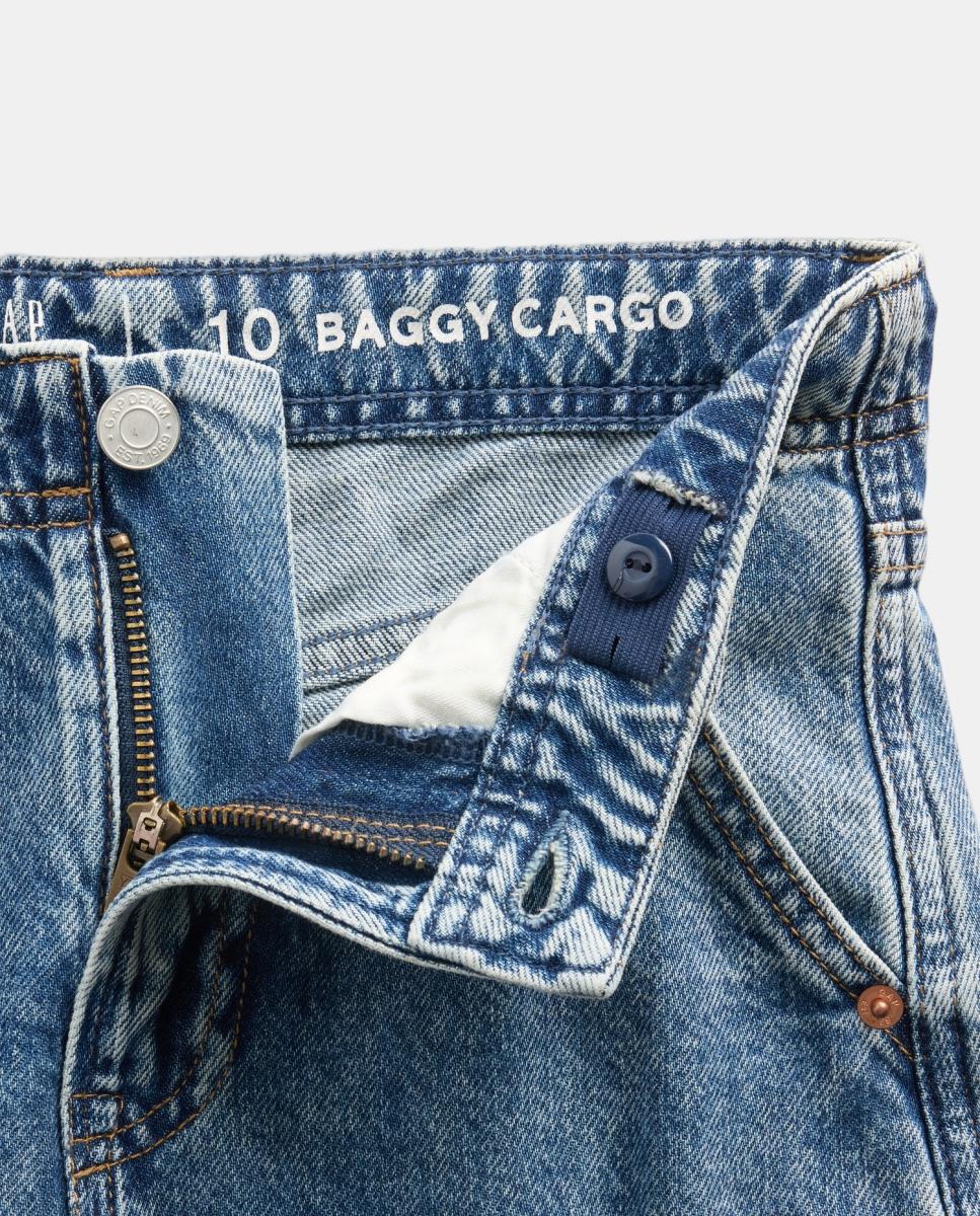 Jeans Cargo Azul-3