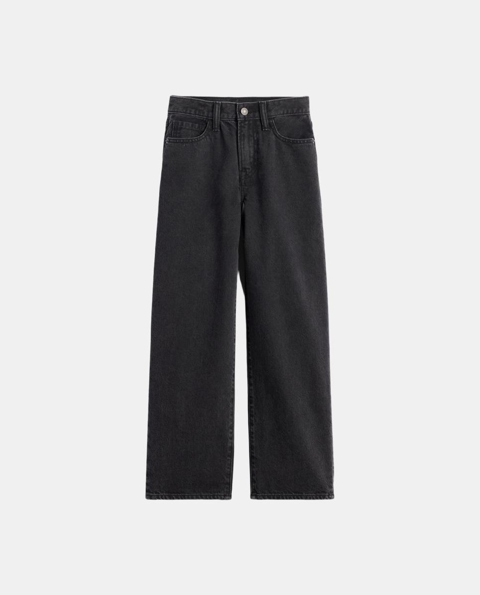 Imagen 0 de Pantalón de niño vaquero tipo baggy Negro