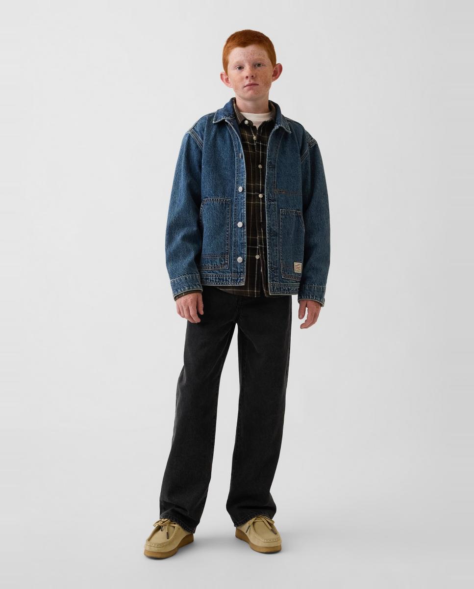 Jeans Baggy Preto-5