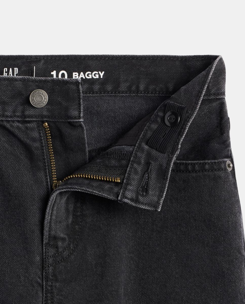 Jeans Baggy Preto-6