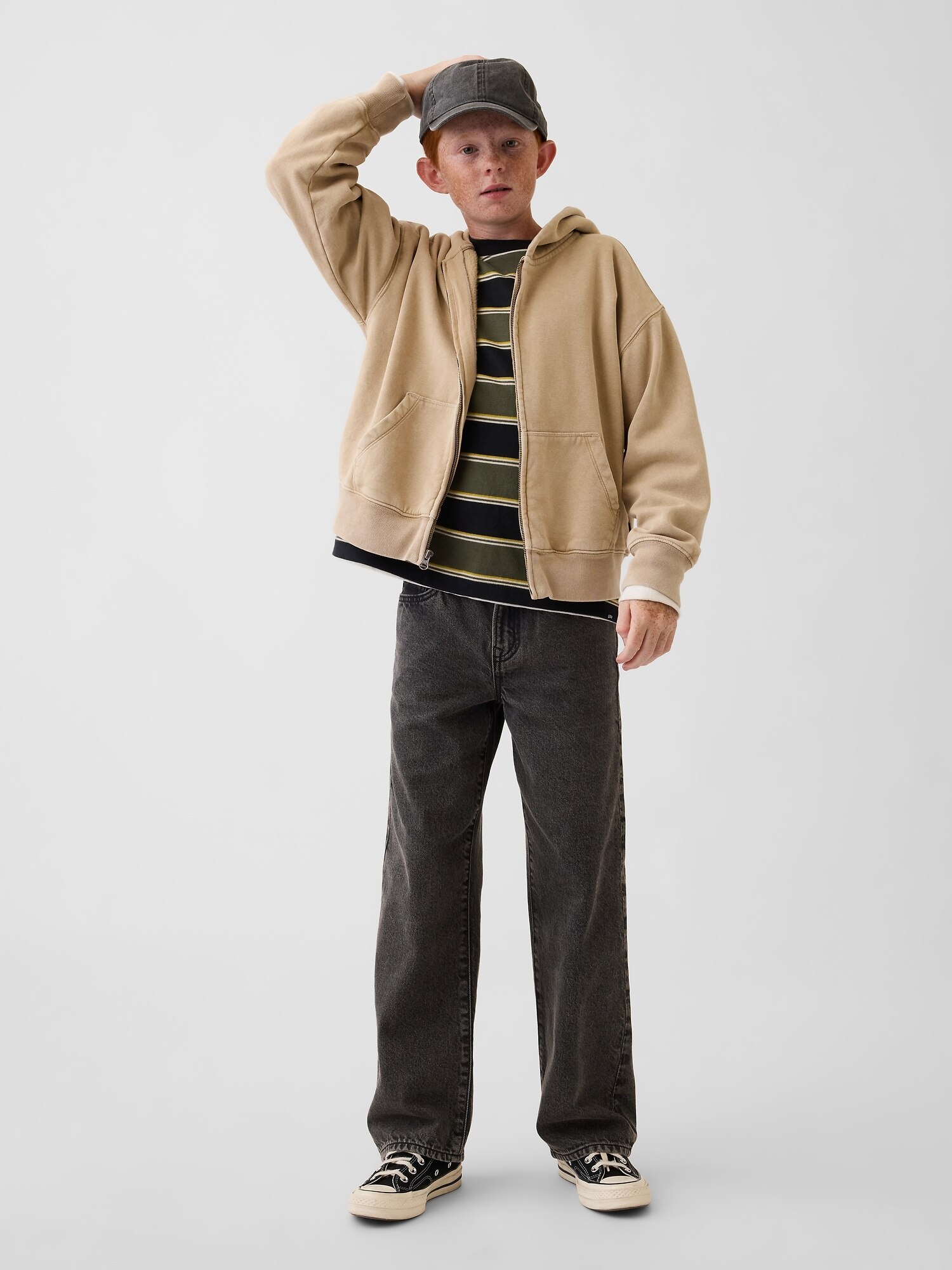 Pantalón de niño básico vaquero - Gap - Negro Negro-4
