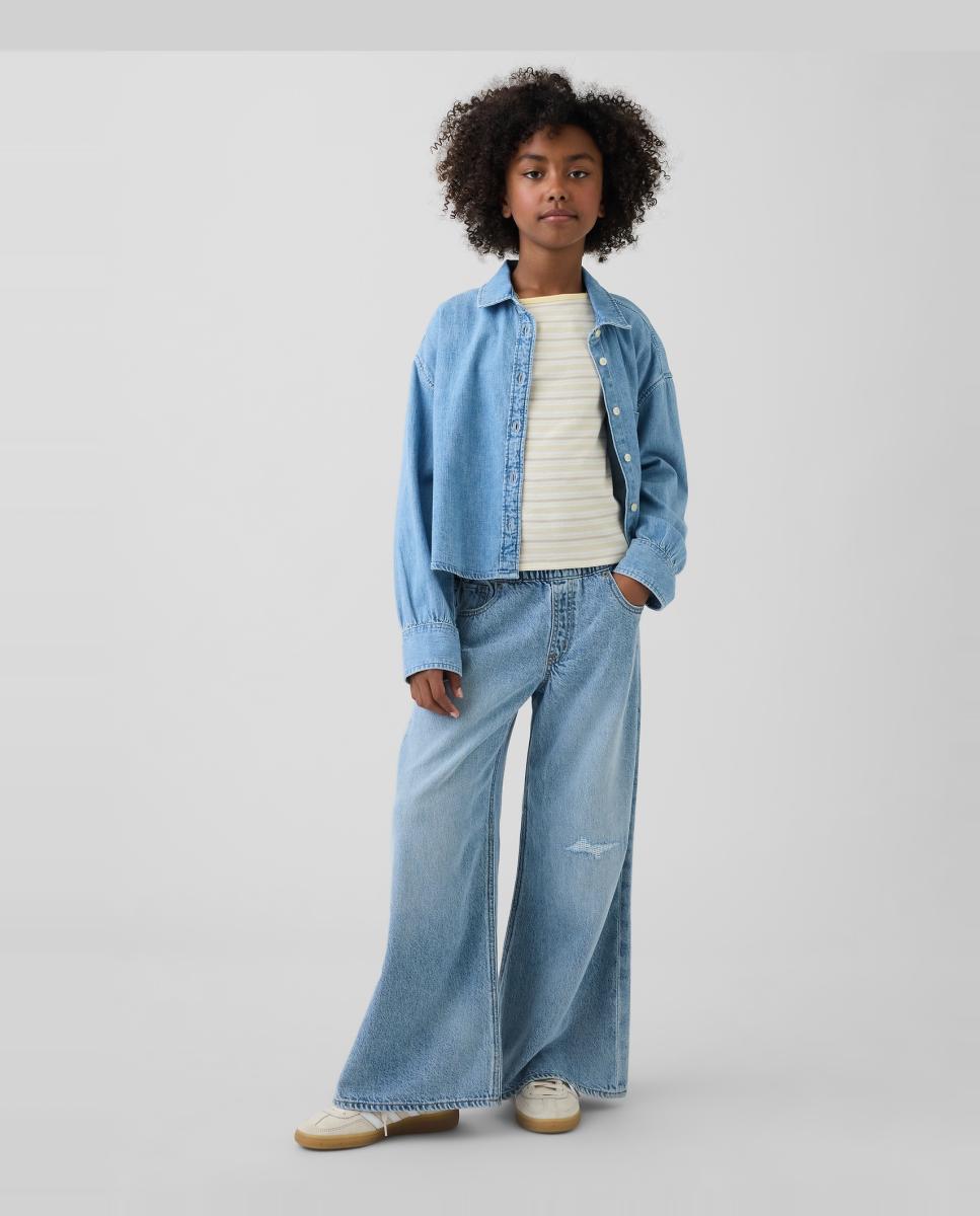 Imagem 0 de Jeans Folgadas com Cintura Baixa