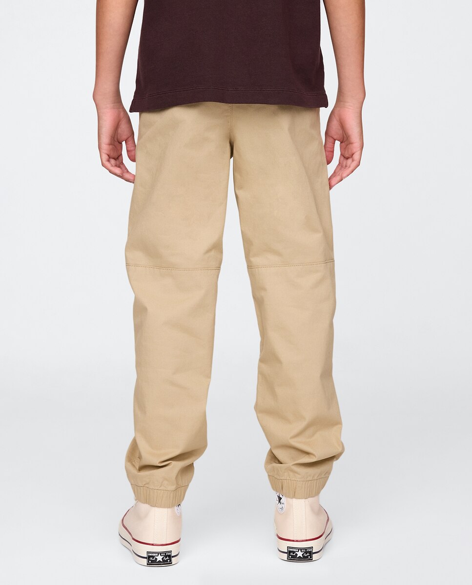 Joggers Básicas Lisas Caqui-4