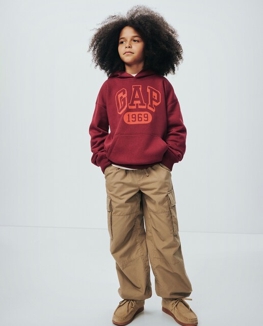 Imagen 0 de Pantalones cargo de niño liso