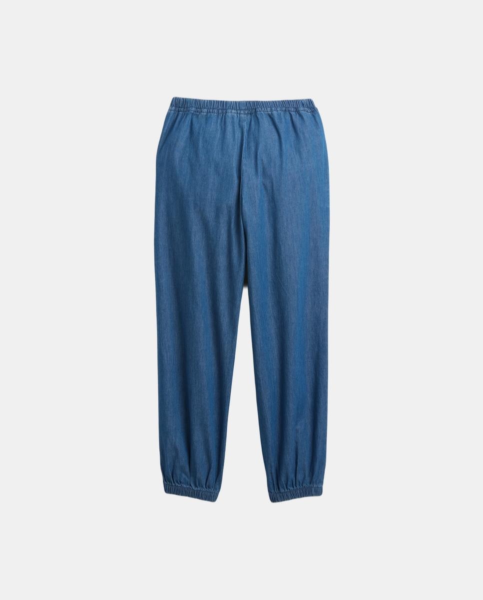 Joggers de Sarja Lisas Gap Azul-2