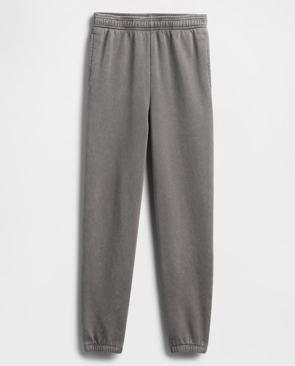 Calças Tipo Joggers Relaxed Fit Cinzento-1