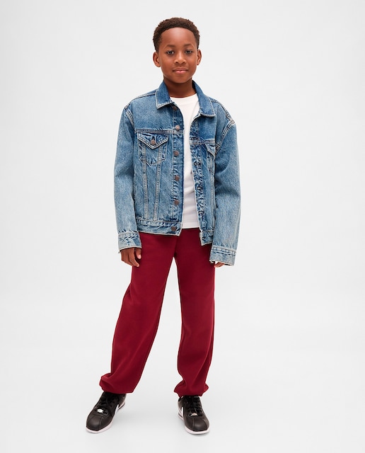 Imagen 0 de Pantalones para niños deportivos holgados con el logotipo de Gap