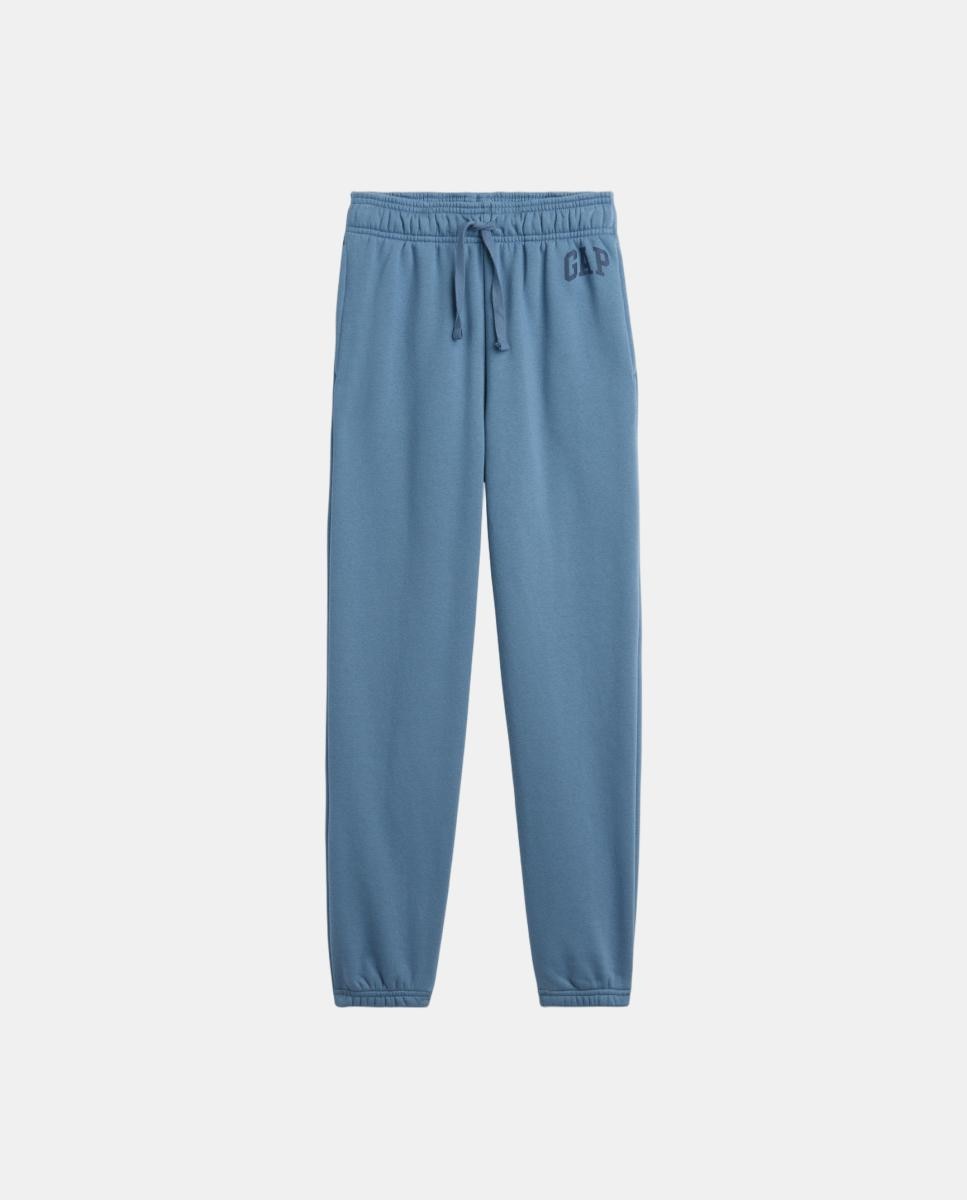 Imagen 0 de Pantalón jogger de niño largo con cintura elástica Azul