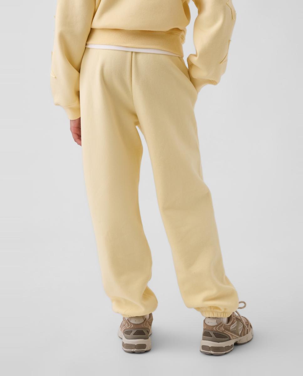 Joggers de Felpa Relaxed Fit Gap Amarelo-4