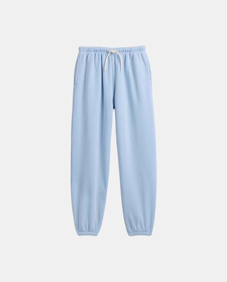 Joggers de Felpa Relaxed Fit Azul-2