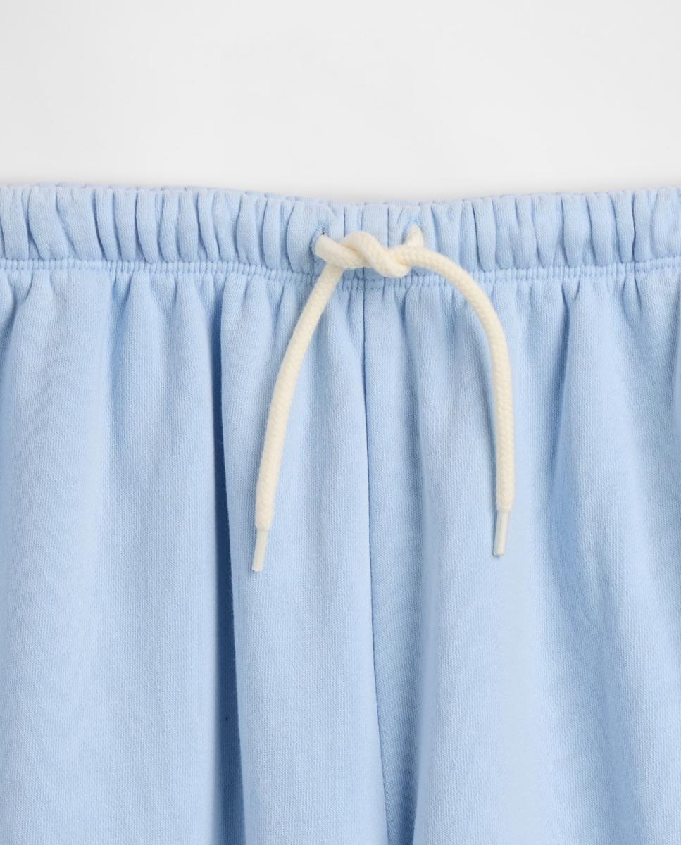 Joggers de Felpa Relaxed Fit Azul-6