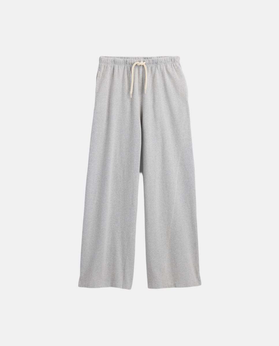 Calças Largas Relaxed Fit Gap Cinzento-claro-2