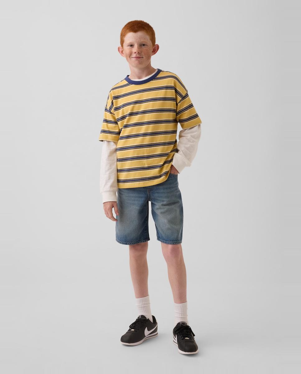 Imagem 0 de Calções de Tencel com Cintura Elástica e Cordões