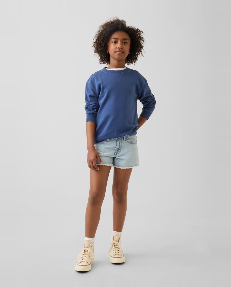 Imagem 0 de Calções de Ganga com Cintura Baixa