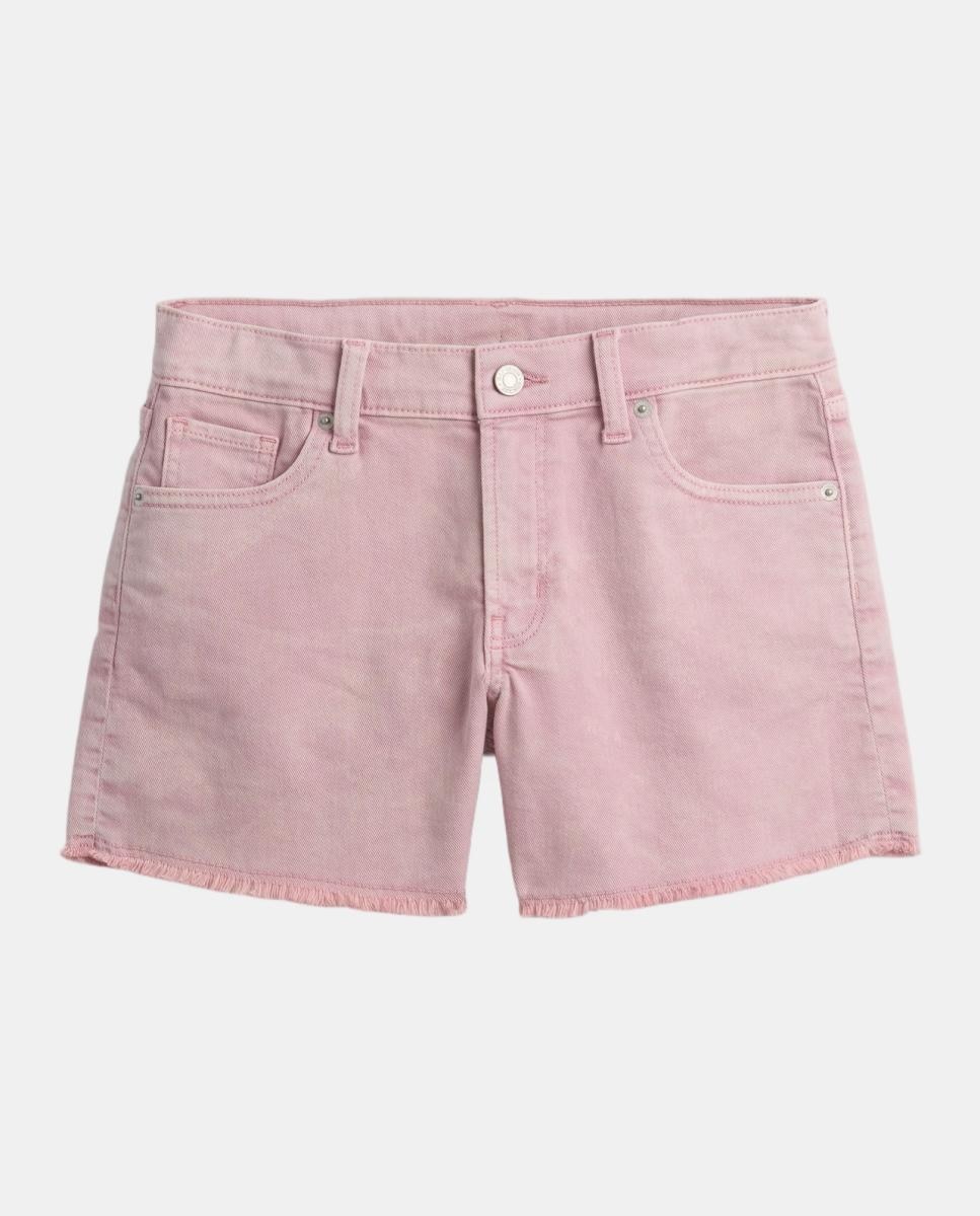 Calções de Ganga com Cintura Baixa Gap Rosa-2