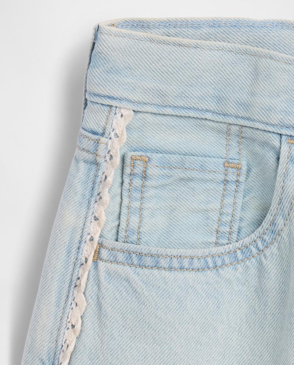 Calções de Ganga com Cinco Bolsos Gap Azul-claro-5