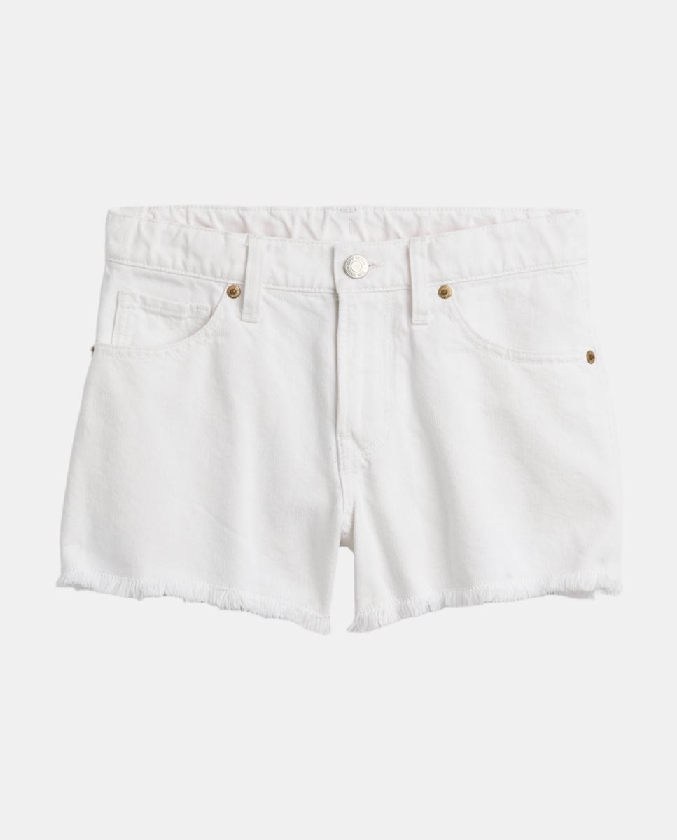Calções de Ganga Clássicos com Cinco Bolsos Gap Brancos-4
