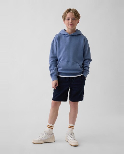Pantalones cortos de sarga relaxed fit de niño