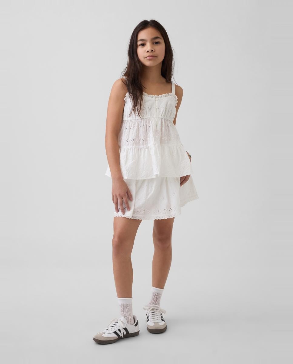 Imagem 0 de Saia-Calça de Algodão com Cós Elástico