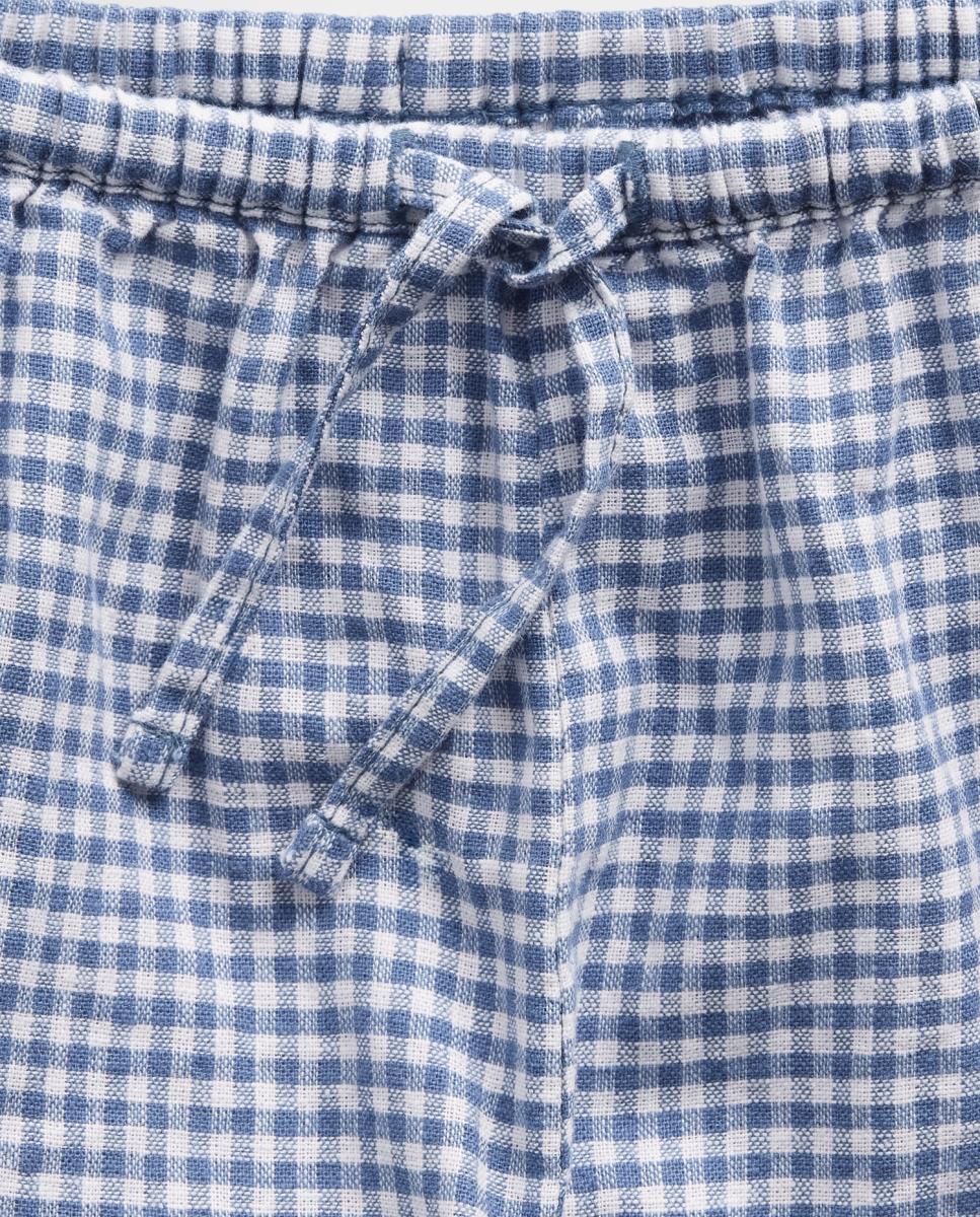 Calções com Cintura Elástica e Bolsos Laterais Gap Azul-claro-5